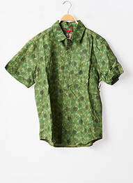 Chemise manches courtes poches poitrine vert IRON AND RESIN homme