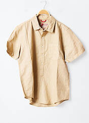 Chemise manches courtes beige IRON AND RESIN pour homme seconde vue