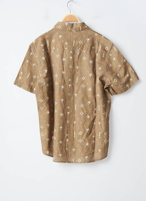 Chemise manches courtes vert IRON AND RESIN pour homme