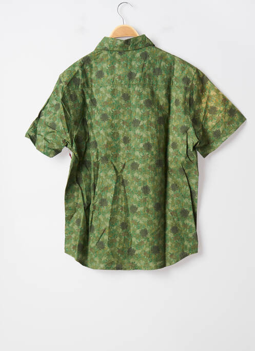 Chemise manches courtes vert IRON AND RESIN pour homme