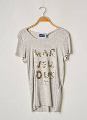 T-shirt gris TOM TAILOR pour fille seconde vue