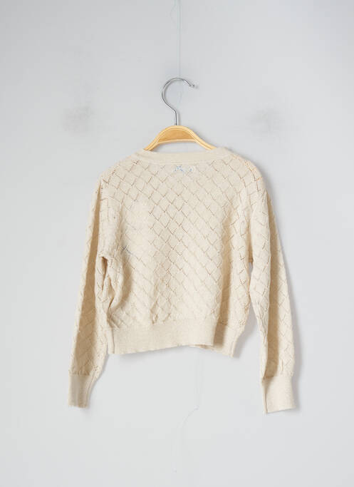 Gilet manches longues beige MAYORAL pour fille