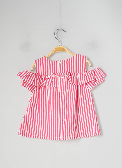 Robe mi-longue rose MAYORAL pour fille