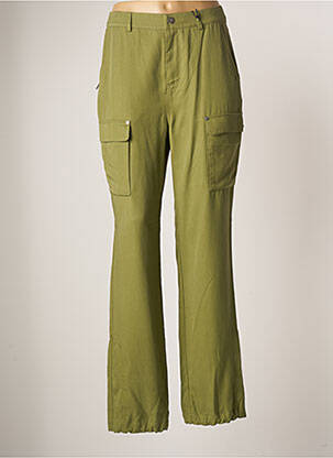 Pantalon cargo taille haute taille haute vert MAISON SCOTCH femme
