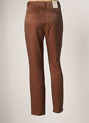 Pantalon slim taille normale taille normale marron MAISON SCOTCH femme