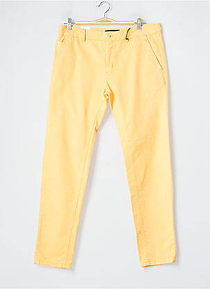 Pantalon chino tissage popeline taille normale orange SCOTCH & SODA homme