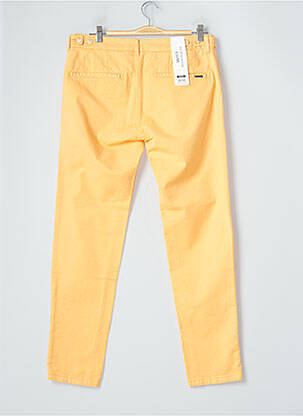 Pantalon chino tissage popeline taille normale orange SCOTCH & SODA homme