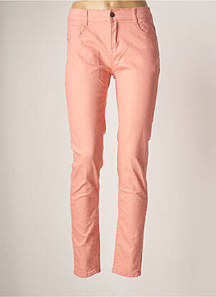 Pantalon slim stretch taille normale rose KALISSON femme