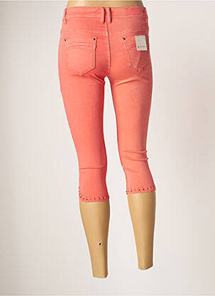 Corsaire stretch taille normale rose KALISSON femme