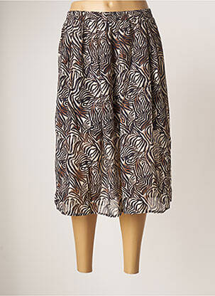 Jupe mi-longue taille normale marron IT HIPPIE femme