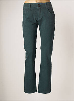 Pantalon slim vert KALISSON pour femme