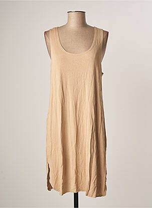 Robe Ou Tunique Cathy Lesca - 17% Alpaga, 9% Mohair, Taille 2, Gris Clair, Occasion Excellent état