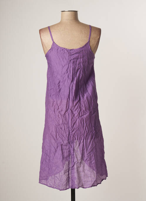 Tunique manches longues violet CATY LESCA pour femme