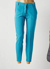 Pantalon 7/8 bleu MADE IN ITALY pour femme seconde vue