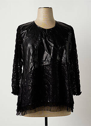 Top noir CATY LESCA pour femme
