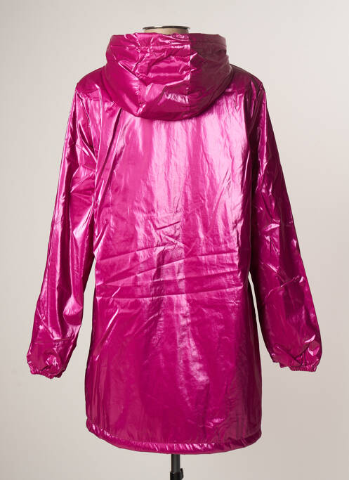 Imperméable manches longues a capuche rose GOLD SILVER femme