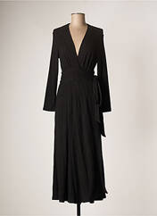 Robe longue noir JANE WOOD pour femme seconde vue
