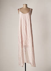 Robe longue rose MINETTE pour femme seconde vue