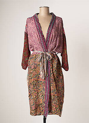 Veste kimono violet GOLD&SILVER PARIS pour femme