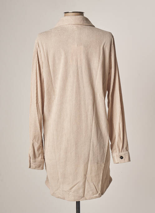 Robe courte beige LAURE + MAX pour femme