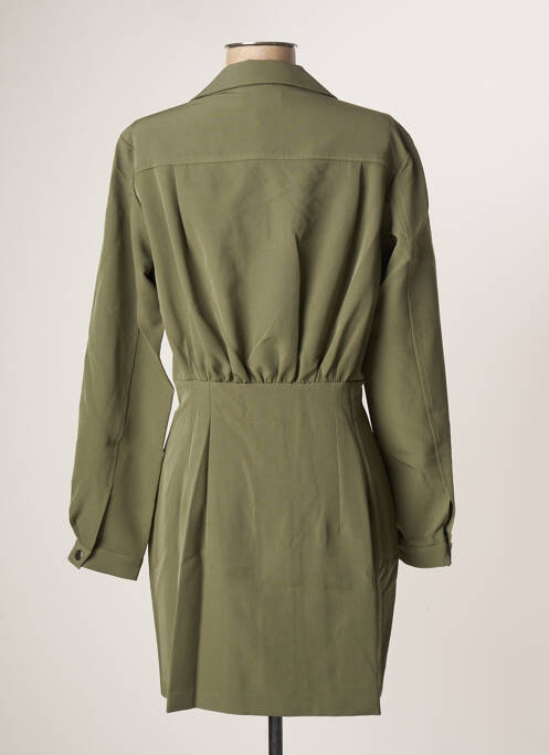 Robe mi-longue vert JANE WOOD pour femme