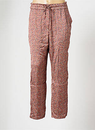 Pantalon droit taille haute taille haute rose VIE TA VIE femme