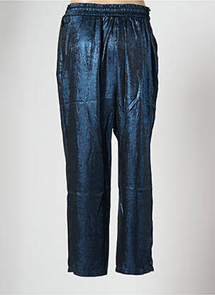 Pantalon droit taille haute taille haute bleu VIE TA VIE femme
