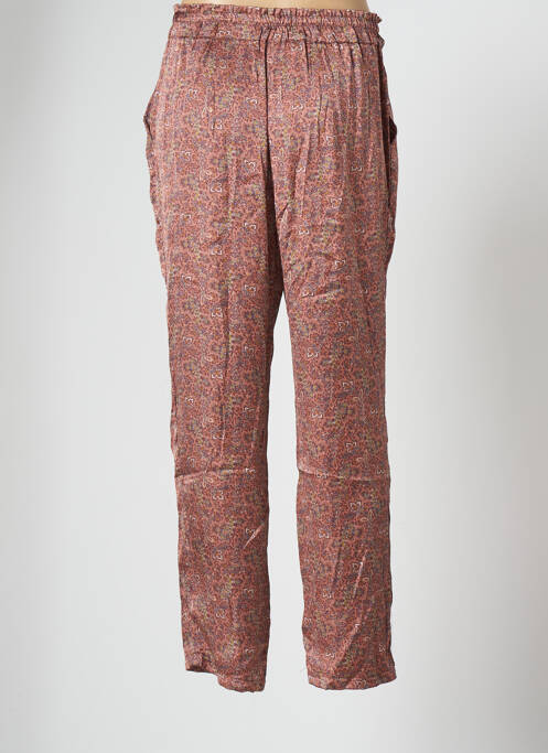 Pantalon droit rose VIE TA VIE pour femme