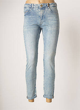 Jeans coupe slim broderie rivets taille normale bleu MOS MOSH femme