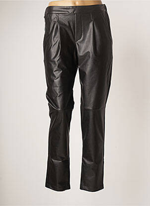 Pantalon slim taille élastique taille normale noir VIE TA VIE femme
