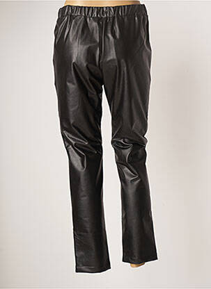 Pantalon slim taille élastique taille normale noir VIE TA VIE femme