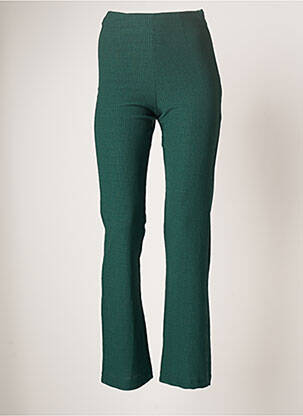 Pantalon droit vert OPULLENCE pour femme