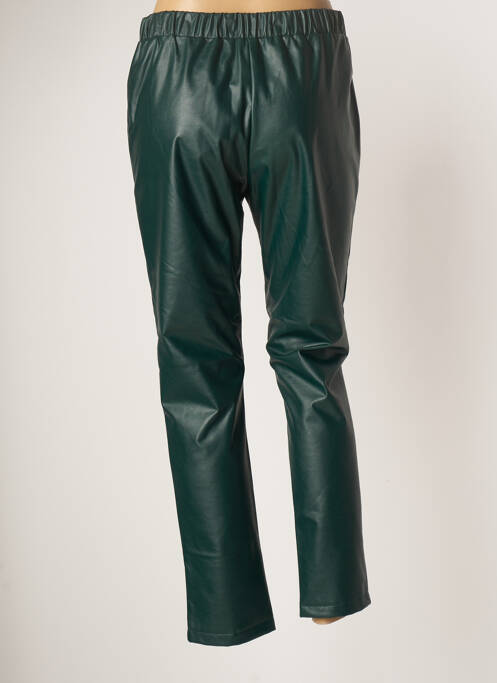 Pantalon slim vert VIE TA VIE pour femme