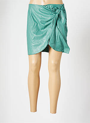 Jupe courte taille haute vert OPULLENCE femme