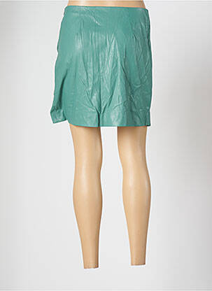 Jupe courte taille haute vert OPULLENCE femme
