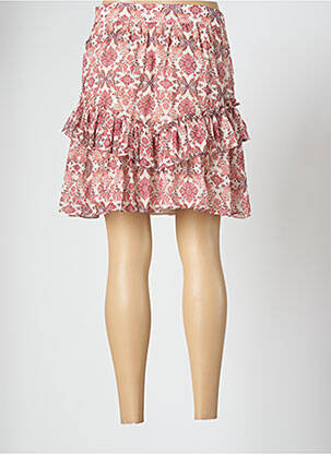 Jupe courte taille haute rose OPULLENCE femme