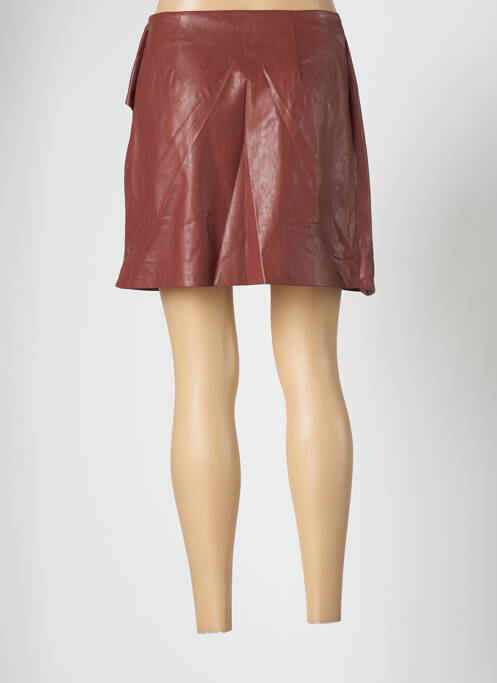 Jupe courte marron OPULLENCE pour femme