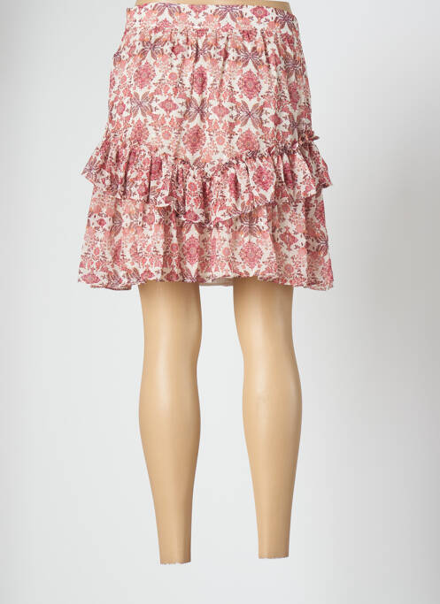 Jupe courte rose OPULLENCE pour femme