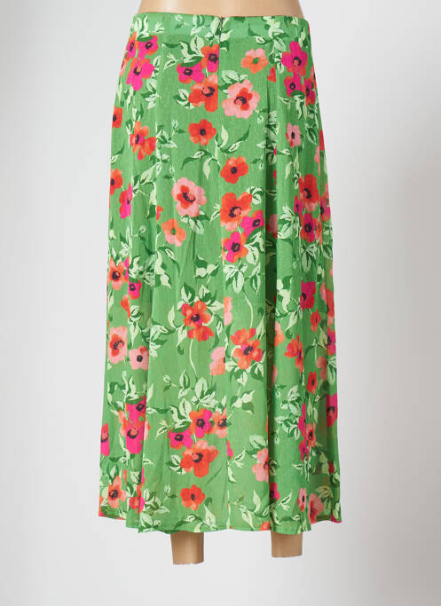 Jupe longue vert JANE WOOD pour femme