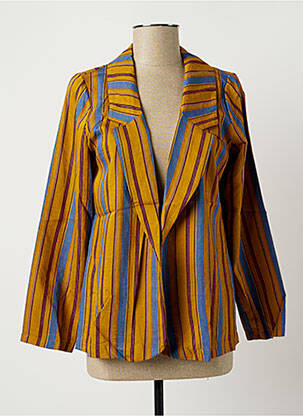 Blazer coupe cintrée marron MINETTE femme
