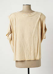T-shirt beige GOLD&SILVER PARIS pour femme seconde vue