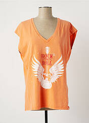 T-shirt orange MINETTE pour femme seconde vue