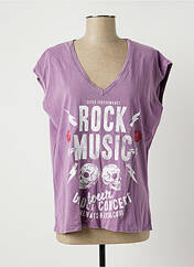 T-shirt violet MINETTE pour femme seconde vue