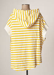 Sweat-shirt à capuche jaune STUDIO PARISIEN pour femme seconde vue