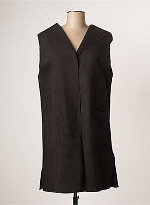 Veste casual coupe cintrée noir MD'M femme