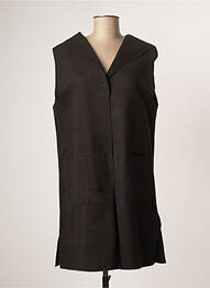 Veste casual coupe cintrée noir MD'M femme