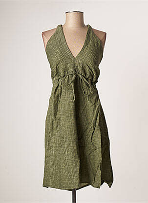 Robe mi-longue vert SCARLET ROOS pour femme