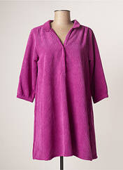 Tunique manches courtes violet RUE DES ABBESSES pour femme seconde vue