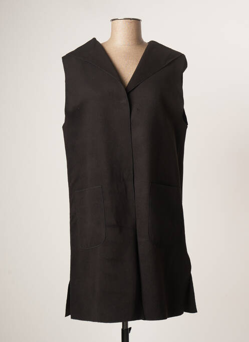 Veste casual coupe cintrée noir MD'M femme