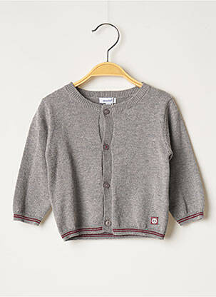 Gilet manches longues resserrée sur le bas gris ABSORBA fille